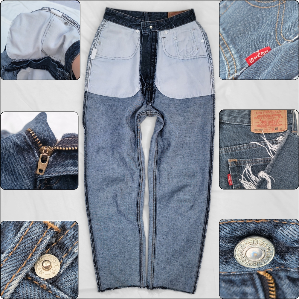Japan-Made Rare 1989 Levi’s W626-5358 High Rise Tapered ✺✺✺see measurements!✺✺✺ - Picture 6 of 7